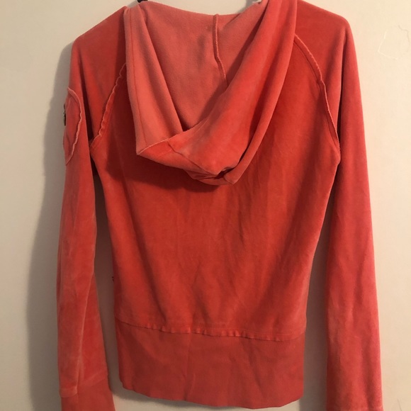 Twisted Heart pink/coral hoody Size M - Picture 5 of 5